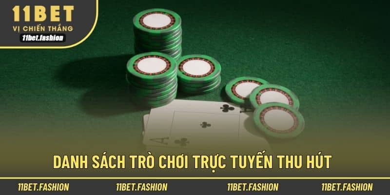 Danh sách trò chơi trực tuyến thu hút 